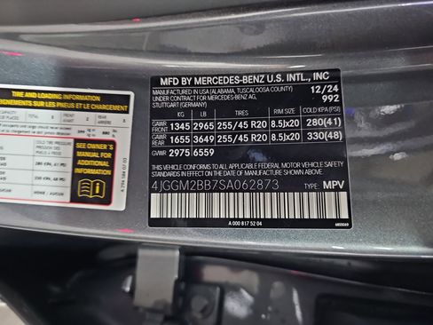 Certified 2025 Mercedes-Benz EQE 350+ SUV image 38