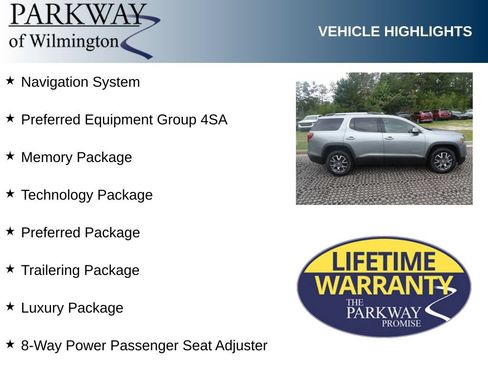 Used 2023 GMC Acadia SLT w/ Technology Package FWD image 9