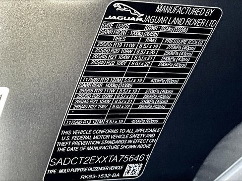 New 2026 Jaguar F-PACE R-Dynamic S image 13