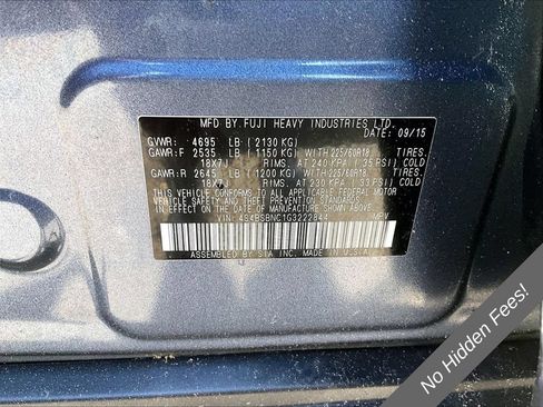 Used 2016 Subaru Outback 2.5i Limited AWD/4WD image 29