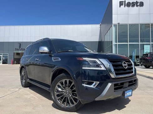Certified 2023 Nissan Armada Platinum w/ Captain's Chairs Package RWD image 1