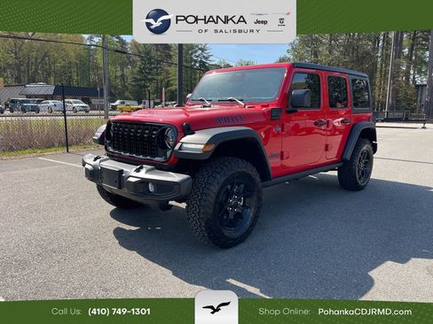 Certified 2025 Jeep Wrangler Unlimited Sport S 4xe image 1