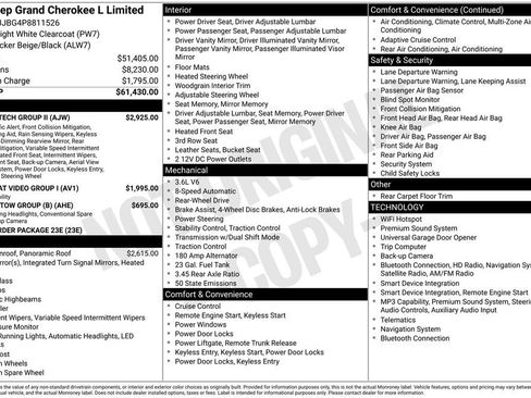 Used 2023 Jeep Grand Cherokee L Limited w/ Luxury Tech Group II RWD image 5