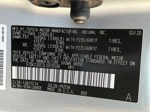 Used 2020 Toyota Sienna LE image 23