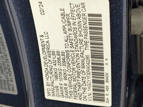 Used 2024 Honda Accord EX image 32