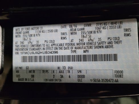 Used 2017 Ford Escape Titanium w/ Equipment Group 301A image 33