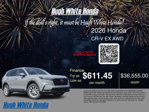 New 2026 Honda CR-V EX image 6