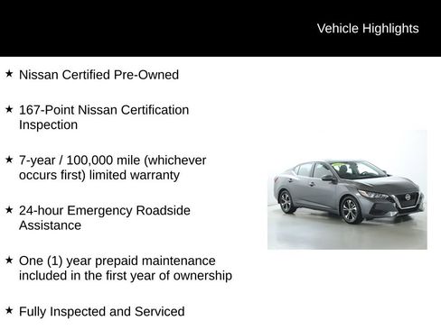 Certified 2023 Nissan Sentra SV w/ All-Weather Package FWD image 4