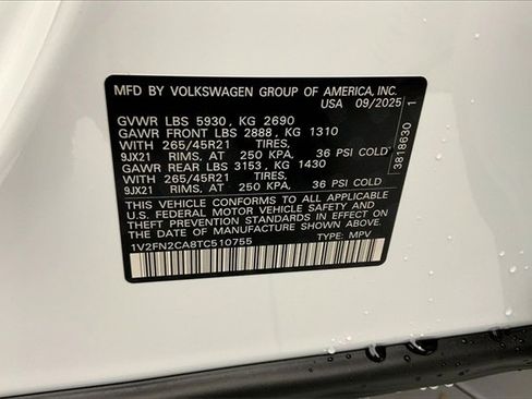 New 2026 Volkswagen Atlas SEL Premium R-Line image 14