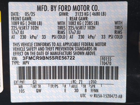 Used 2025 Ford Bronco Sport Big Bend AWD/4WD image 35