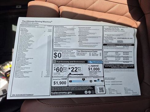 New 2026 BMW X5 xDrive50e w/ M Sport Package AWD/4WD image 17