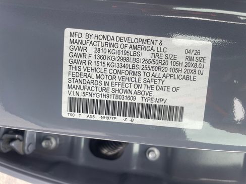 New 2026 Honda Pilot Black Edition image 35