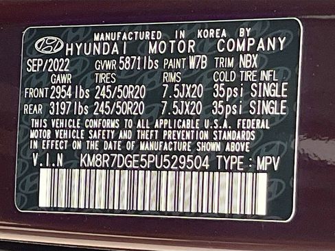 Used 2023 Hyundai Palisade Calligraphy w/ Cargo Package image 35