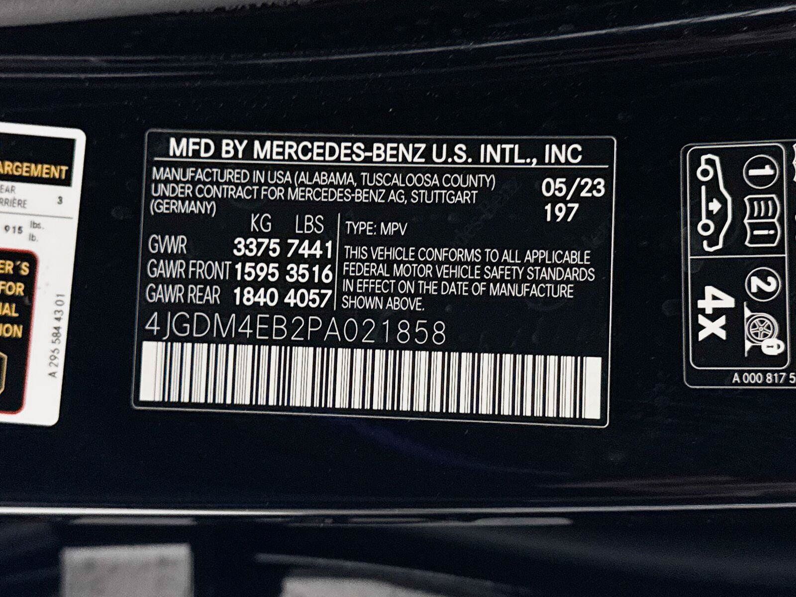 Used 2023 Mercedes-Benz EQS 580 4MATIC SUV image 41