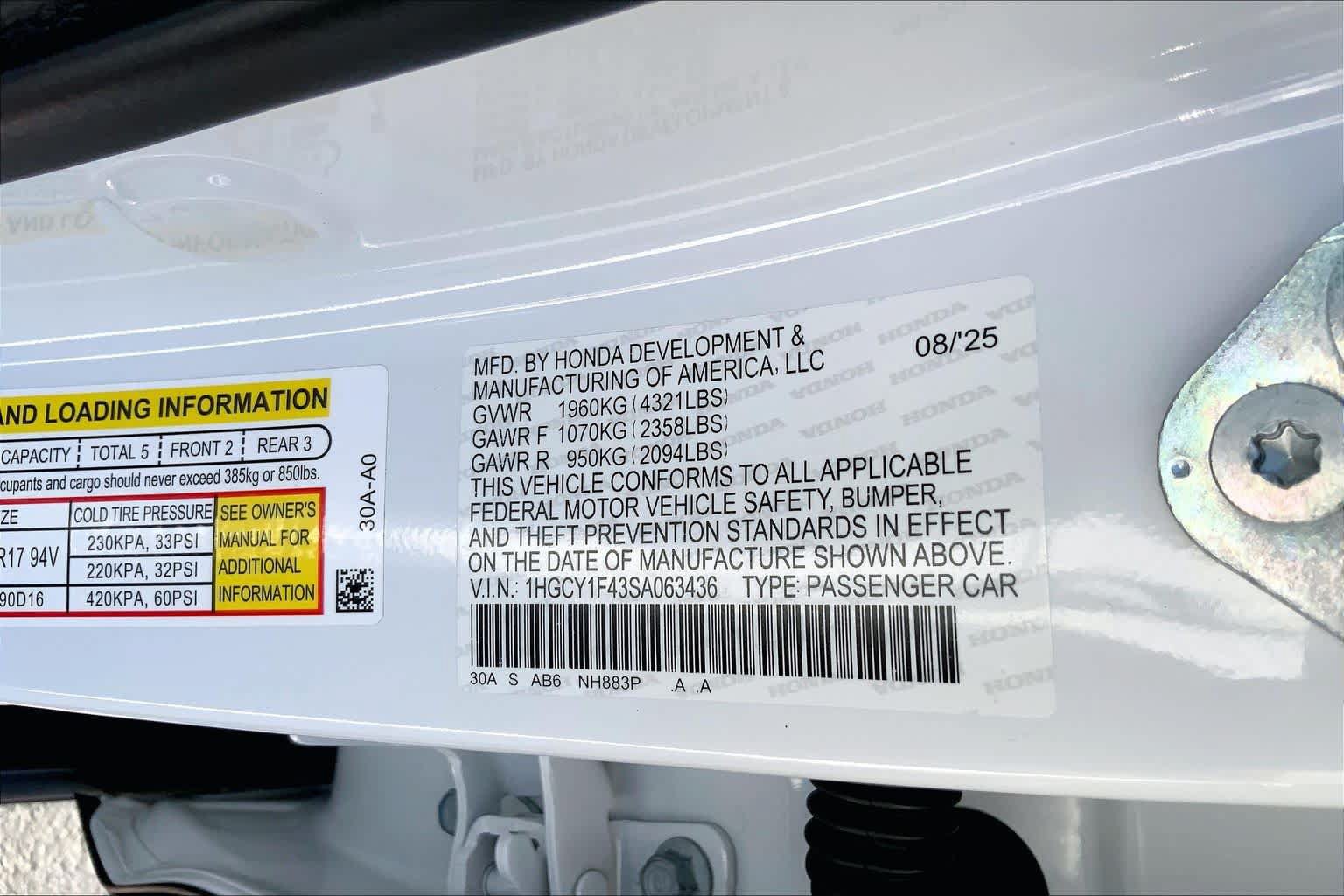 Used 2025 Honda Accord SE image 36