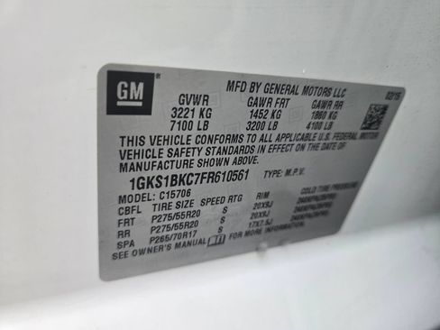Used 2015 GMC Yukon SLT w/ Open Road Package RWD image 14