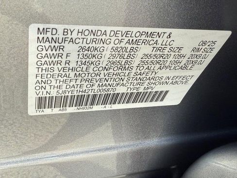 Certified 2026 Acura MDX Technology Package image 21