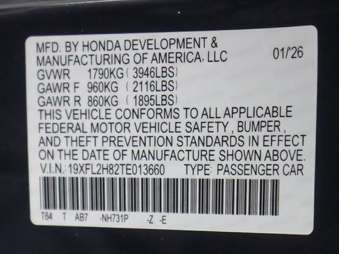 New 2026 Honda Civic Sport image 24