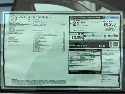 New 2026 Mercedes-Benz GLE 450 GLE 450 image 4