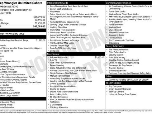 Used 2019 Jeep Wrangler Unlimited Sahara image 7