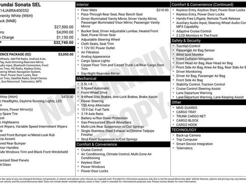 Used 2024 Hyundai Sonata SEL w/ Convenience Package FWD image 46
