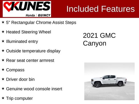 Used 2021 GMC Canyon Denali AWD/4WD image 3