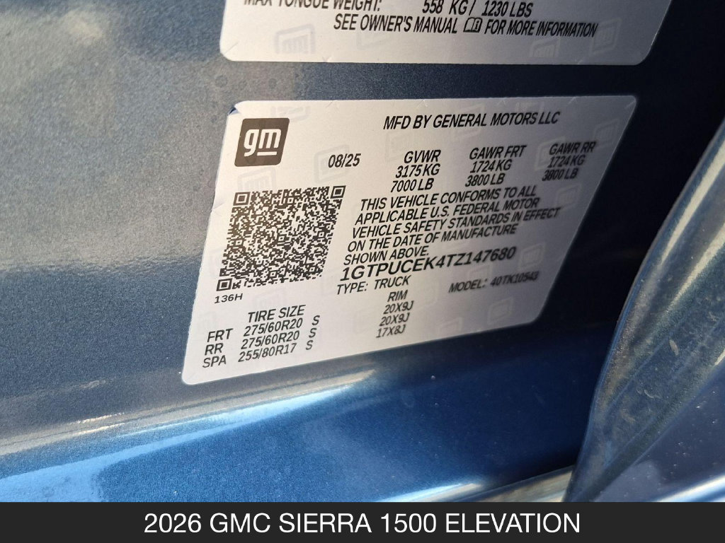 Used 2026 GMC Sierra 1500 Elevation w/ Elevation Select Package AWD/4WD image 25
