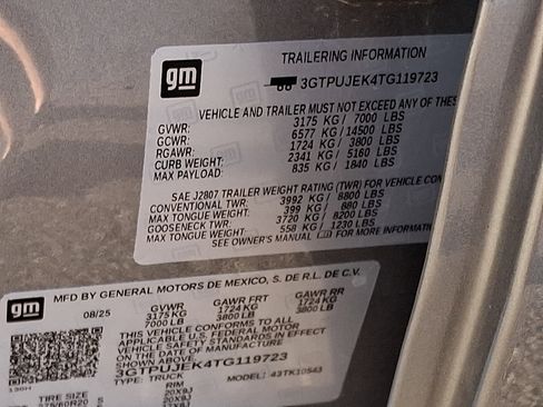 Certified 2026 GMC Sierra 1500 Elevation AWD/4WD image 28