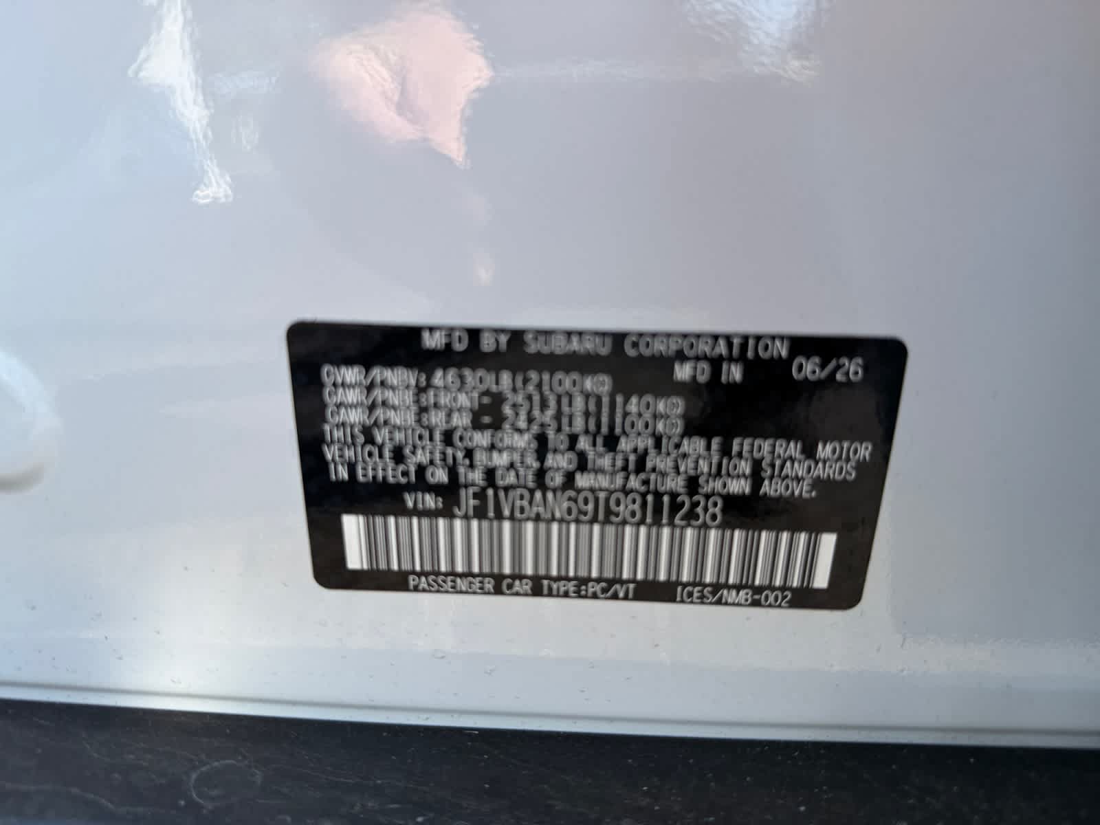 New 2026 Subaru WRX Limited AWD/4WD image 25