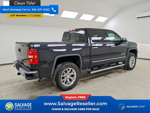 Used 2015 GMC Sierra 1500 SLT w/ SLT Crew Cab Value Package AWD/4WD image 4