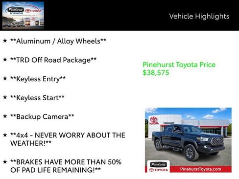Certified 2023 Toyota Tacoma TRD Off-Road AWD/4WD image 14