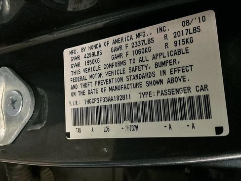 Used 2010 Honda Accord LX image 33