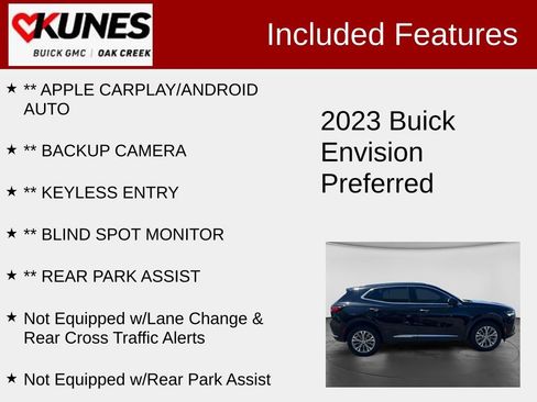 Used 2023 Buick Envision Preferred FWD image 2