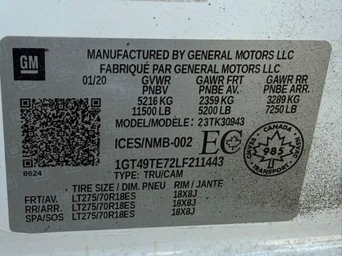 Used 2020 GMC Sierra 3500 SLE w/ Fleet Comfort Package AWD/4WD image 13
