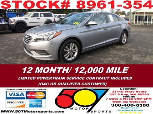 Used 2017 Hyundai Sonata SE image 2
