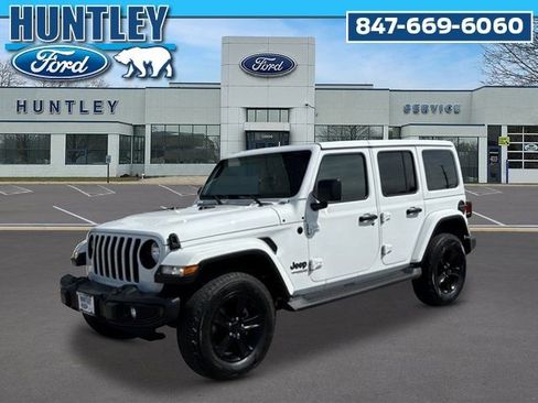 Used 2021 Jeep Wrangler Unlimited Sahara AWD/4WD image 1