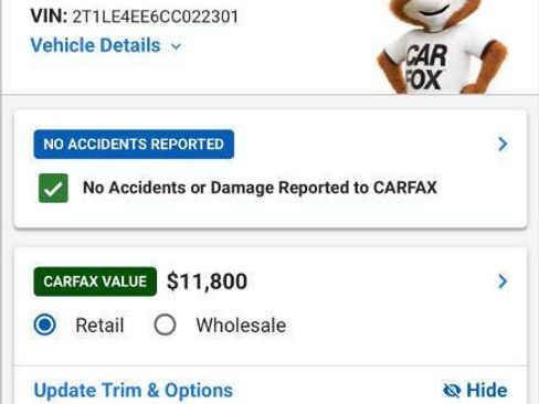 Used 2012 Toyota Matrix S image 2