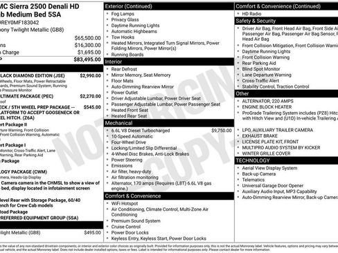Used 2021 GMC Sierra 2500 Denali w/ Denali Black Diamond Edition AWD/4WD image 6