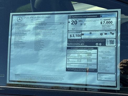 New 2026 Mercedes-Benz GLE 53 AMG GLE 53 AMGﾮ image 8