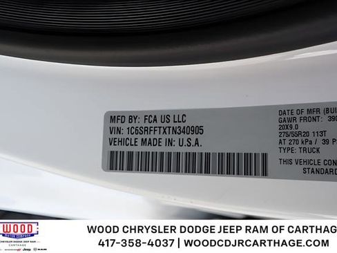New 2026 RAM 1500 4x4 Crew Cab image 16