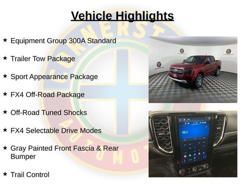New 2025 Ford Ranger XLT w/ FX4 Off-Road Package AWD/4WD image 2