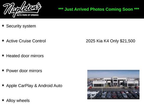 Certified 2025 Kia K4 EX image 2
