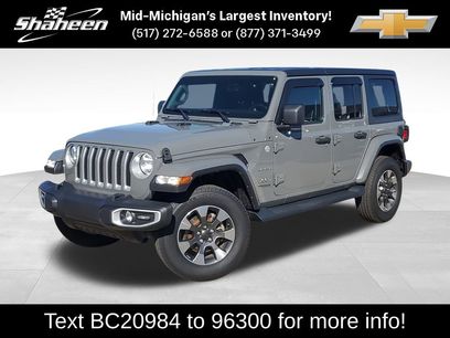 Used 2021 Jeep Wrangler Unlimited Sahara w/ Uconnect 4C Nav & Sound Group