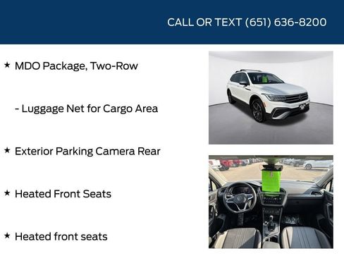 Used 2024 Volkswagen Tiguan Wolfsburg Edition w/ Panoramic Sunroof Package AWD/4WD image 10