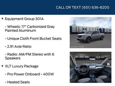 New 2026 Ford Maverick XLT w/ Equipment Group 301A image 5