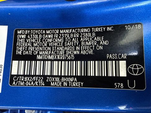 Used 2019 Toyota C-HR XLE FWD image 52