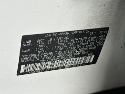 Used 2024 Subaru Outback Touring XT AWD/4WD image 27