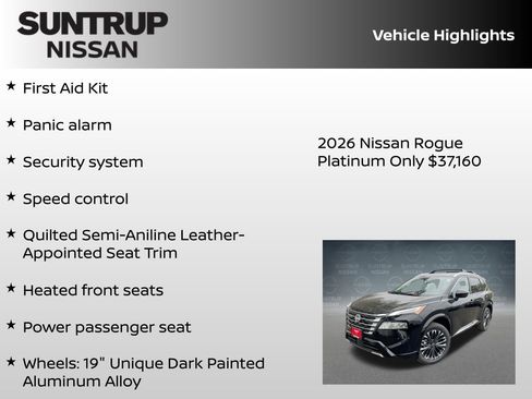New 2026 Nissan Rogue Platinum w/ Platinum Premium Package image 38