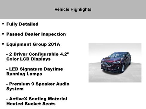 Used 2019 Ford Edge SEL w/ Equipment Group 201A AWD/4WD image 13