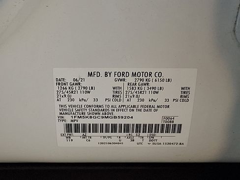 Certified 2021 Ford Explorer ST w/ Equipment Group 401A AWD/4WD image 28